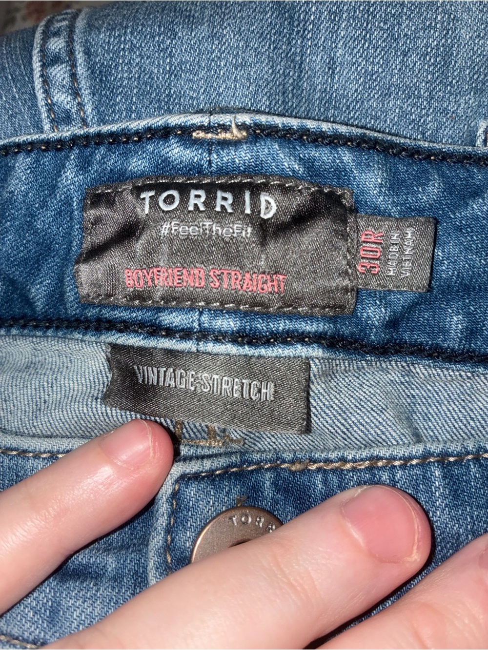 torrid Light Blue Boyfriend Straight Jeans